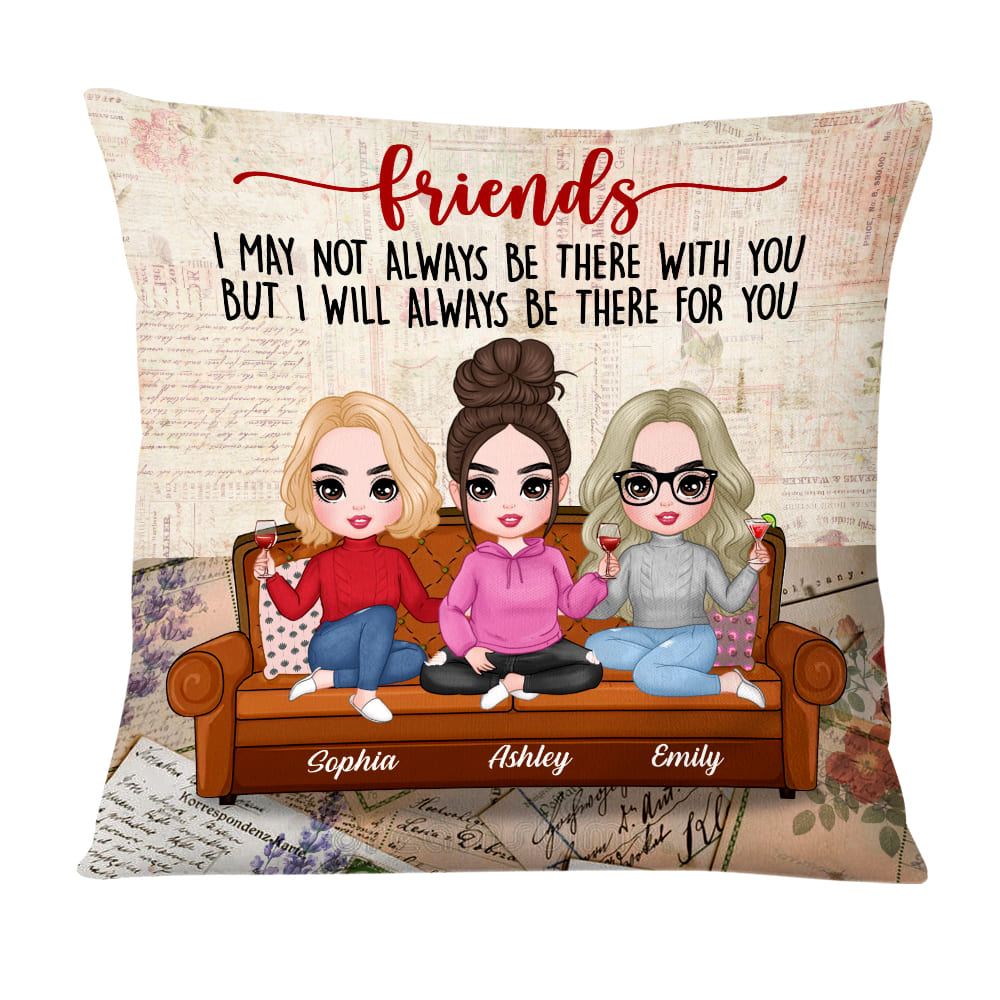 Personalized Friends Be There For You Pillow DB71 23O58 Primary Mockup