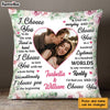 Personalized Couple I Choose You Photo Pillow DB63 23O28 1
