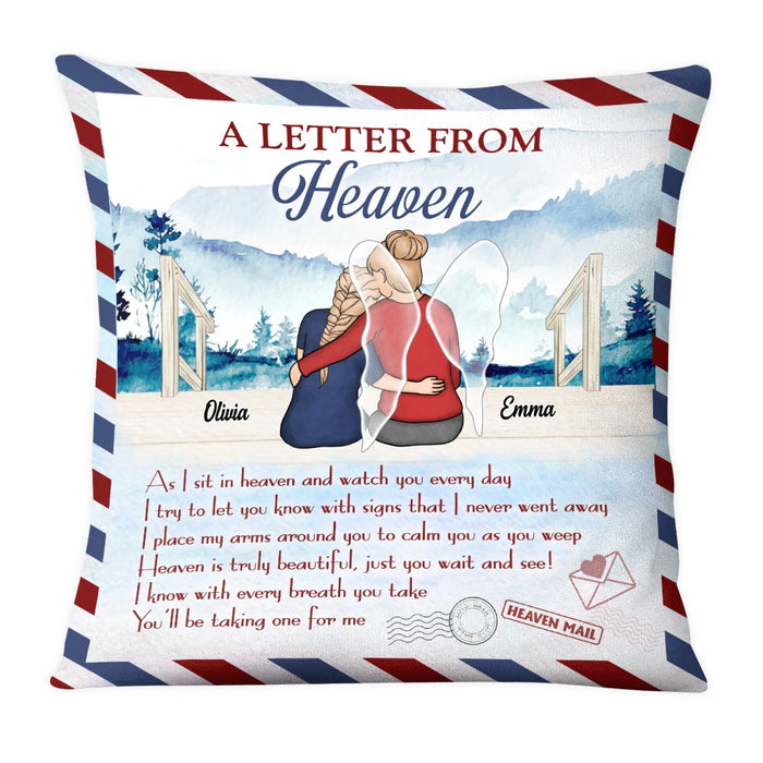 Personalized Letter From Heaven Pillow DB61 36O28 1