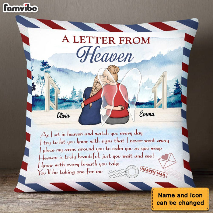Personalized Letter From Heaven Pillow DB61 36O28 1