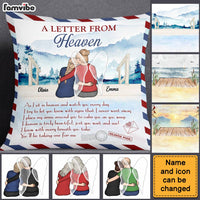Personalized Letter From Heaven Pillow DB61 36O28 thumb 1