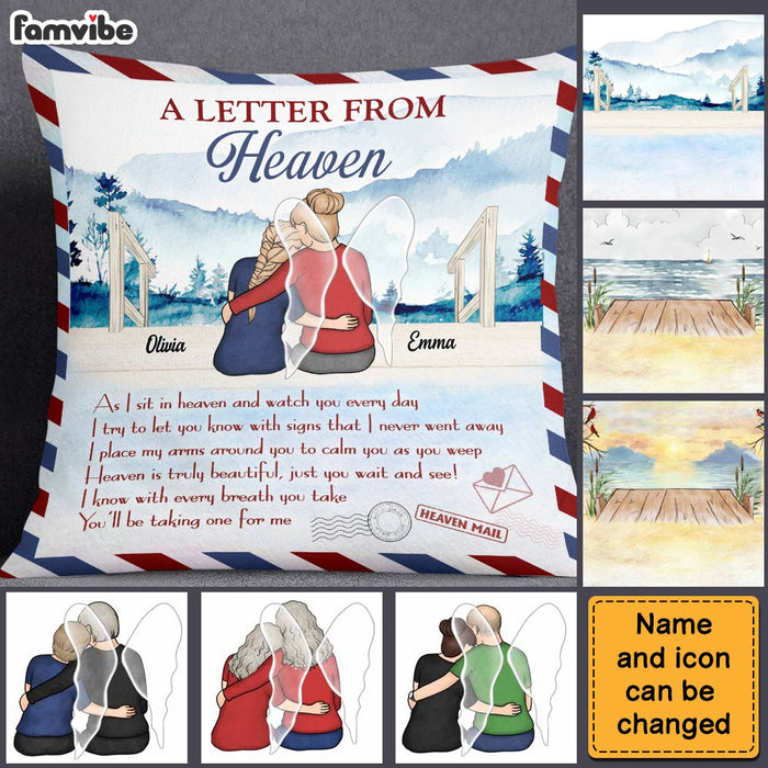 Personalized Letter From Heaven Pillow DB61 36O28 1