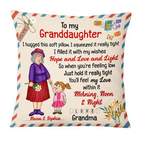Personalized  Grandma And Granddaughter Hug This Pillow DB62 36O53 thumb 1