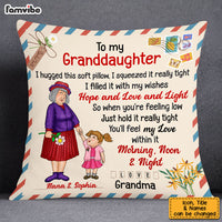 Personalized  Grandma And Granddaughter Hug This Pillow DB62 36O53 thumb 1