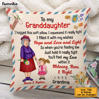 Personalized  Grandma And Granddaughter Hug This Pillow DB62 36O53 thumb 1
