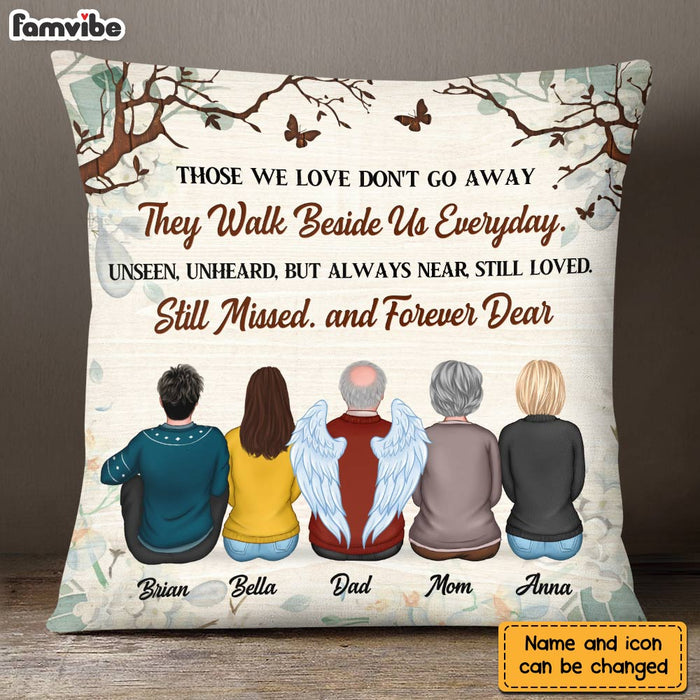 Personalized Memo Gift Of Loss Those We Love Don't Go Away Pillow DB52 30O28 1