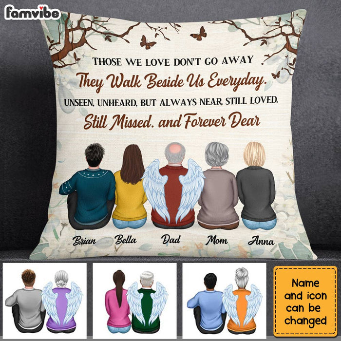 Personalized Memo Gift Of Loss Those We Love Don't Go Away Pillow DB52 30O28 1