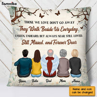 Personalized Memo Gift Of Loss Those We Love Don't Go Away Pillow DB52 30O28 thumb 1
