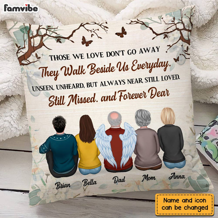 Personalized Memo Gift Of Loss Those We Love Don't Go Away Pillow DB52 30O28 1