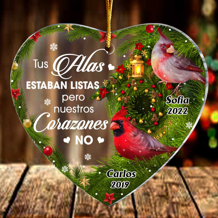 Personalized Cardinal Spanish Memorial Loss Of Dad Mom NB111 58O47 1