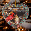 Personalized Cardinal Spanish Memorial Loss Of Mom Dad Heart Ornament DB34 36O53 1