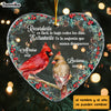 Personalized Cardinal Spanish Memorial Loss Of Mom Dad Heart Ornament DB34 36O53 1