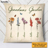 Personalized Grandma Garden Vintage Antique Flowers Pillow DB81 85O28 1