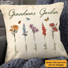 Personalized Grandma Garden Vintage Antique Flowers Pillow DB81 85O28 1