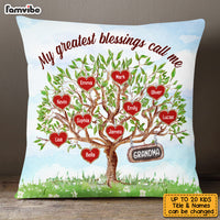 Personalized Grandma Tree Pillow DB62 85O53 thumb 1