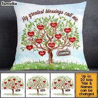 Personalized Grandma Tree Pillow DB62 85O53 thumb 1