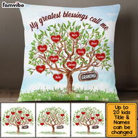 Personalized Grandma Tree Pillow DB62 85O53 thumb 1