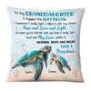 Personalized Granddaughter Turtle Hug This Pillow DB122 85O28 1