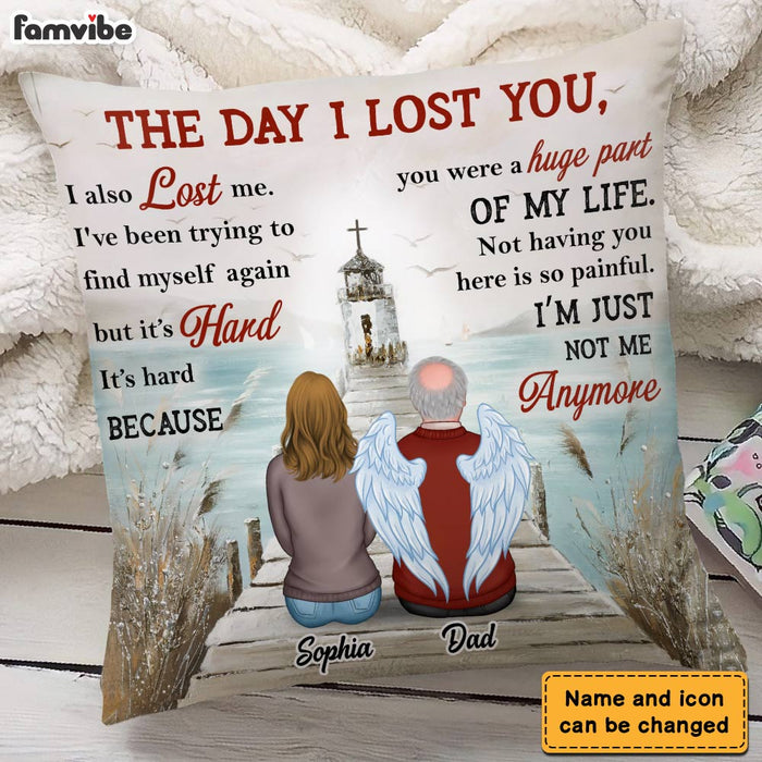 Personalized Memo The Day I Lost You Pillow DB132 85O28 1