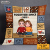 Personalized Couple Together Since Pillow DB72 30O53 1