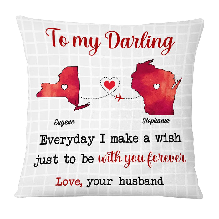 Personalized Long Distance Love Pillow DB71 36O53 1