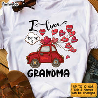 Personalized I Love Being A Grandma Sweetheart Car Shirt - Hoodie - Sweatshirt DB81 58O53 thumb 1