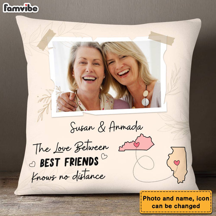 Personalized Love Between Friends Photo Pillow DB73 36O28 1