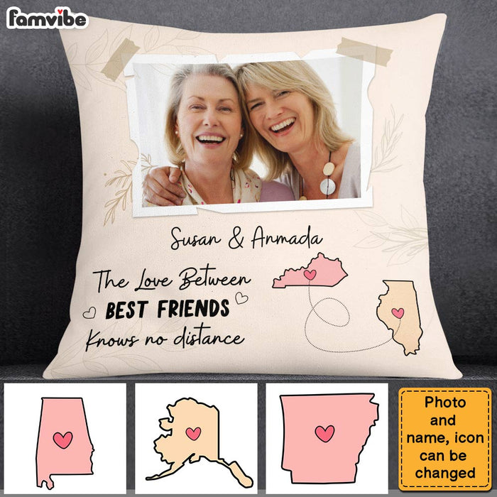 Personalized Love Between Friends Photo Pillow DB73 36O28 1
