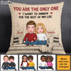 Personalized Couple Annoy For The Rest Of My Life Pillow DB82 30O28 1