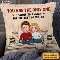 Personalized Couple Annoy For The Rest Of My Life Pillow DB82 30O28 thumb 1