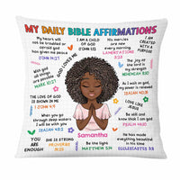 Personalized Gift For Granddaughter Daily Bible Affirmations Pillow DB83 30O47 thumb 1