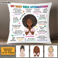 Personalized Gift For Granddaughter Daily Bible Affirmations Pillow DB83 30O47 thumb 1