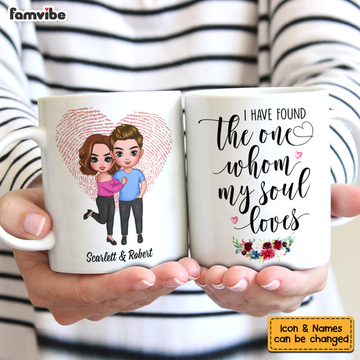 Personalized I Have Found the One Whom My Soul Loves Couple Mug DB82 58O53 1