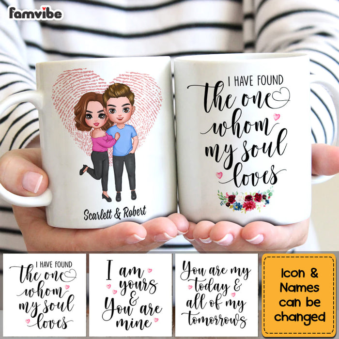 Personalized I Have Found the One Whom My Soul Loves Couple Mug DB82 58O53 1