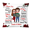 Personalized Couple Rose I Choose You Pillow DB91 23O58 1