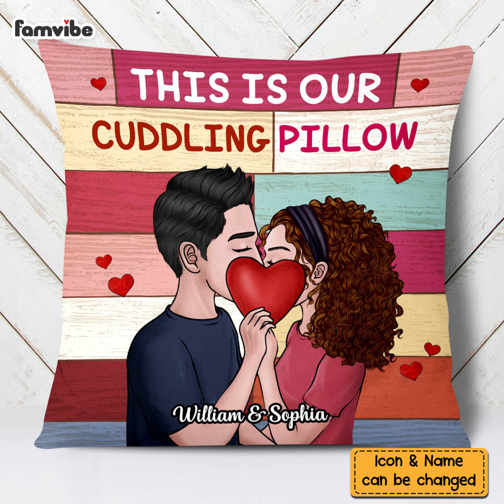 Personalized Gift For Couple Our Cuddling Pillow DB91 36O58 Primary Mockup
