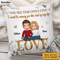 Personalized I Want To Annoy You Couple Pillow DB101 23O28 thumb 1