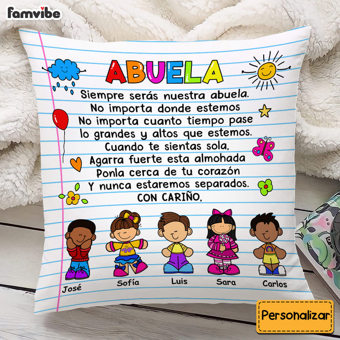Personalized Grandma Spanish Abuela Pillow DB101 58O53 1