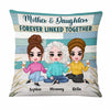 Personalized Mom & Daughter Forever Linked Together Pillow DB102 30O47 1