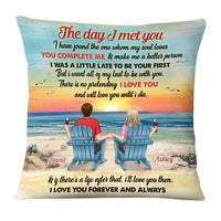 Personalized Couple The Day I Met You Pillow DB103 30O28 thumb 1