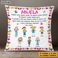 Personalized Grandma Spanish Abuela Grandkids Pillow DB102 58O47 thumb 1