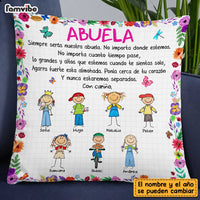 Personalized Grandma Spanish Abuela Grandkids Pillow DB102 58O47 thumb 1