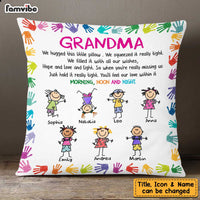Personalized We Hugged This Little Pillow Grandkids To Grandma DB103 58O47 thumb 1