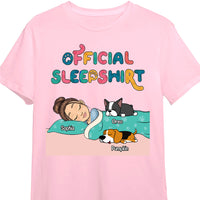 Personalized Dog Mom Official Sleepshirt Shirt - Hoodie - Sweatshirt DB131 32O58 thumb 1