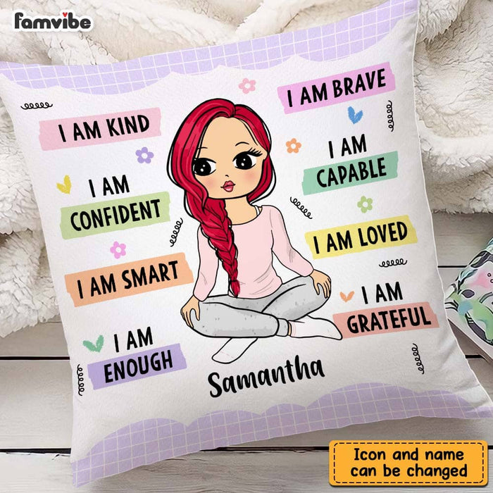 Personalized  I Am Kind Inspiration Pillow DB121 30O47 1