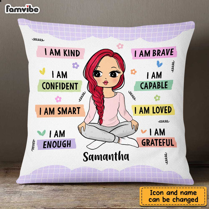 Personalized  I Am Kind Inspiration Pillow DB121 30O47 1