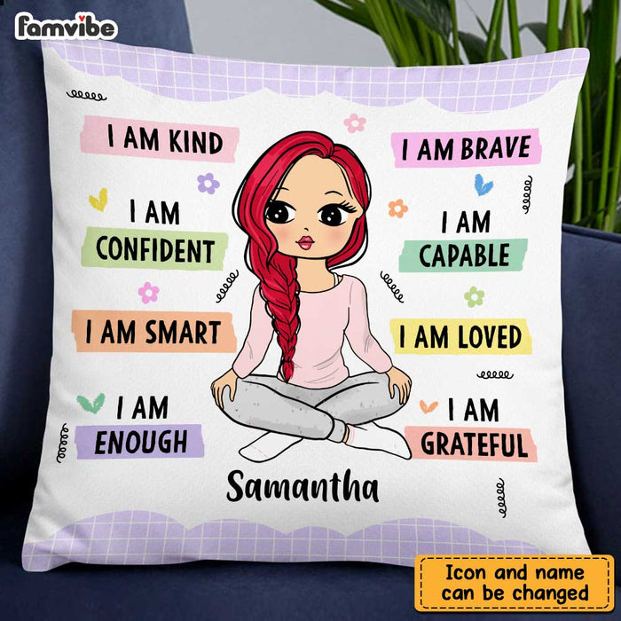Personalized  I Am Kind Inspiration Pillow DB121 30O47 1