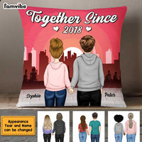 Personalized Couple Together Since Pillow DB141 85O47 thumb 1