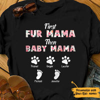 Personalized Dog Cat Mom T Shirt JN153 85O57 thumb 1