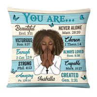 Personalized Bible Verse You Are Pillow DB141 30O28 thumb 1